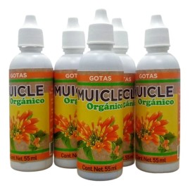 Extracto De Muicle Orgánico En Gotas 55ml (5 Piezas)