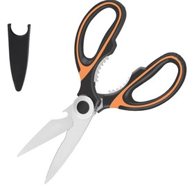 CATTRE Kitchen Scissors,Shears Stainless Steel for Cooking Daily Use, KUYOI668