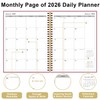 2026 Daily & Monthly Planner Calendar - Full Page a
