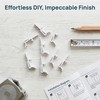 Vertical Blind Valance Clips, 10Pcs White Plastic Dust Cover Holder