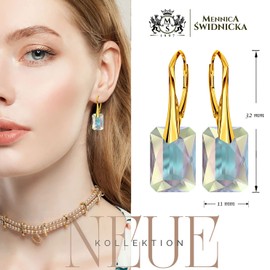 MŚ 1997 MENNICA ŚWIDNICKA Rattle Clasp Fashion Jewellery Earrings Necklace Silver 925 Hanging Jewellery Set Birthday Gift for Girlfriend Ladies and Girls Gift Jewellery Set for Women, Sterling Silver,