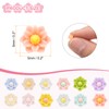 CoCud Mini Resin Flower, 0.2" Diameter, Miniature Tiny Flower Charm