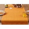 DAPU Pure Linen Table Runners, 40×180cm, 100% French Flax Decorative