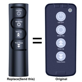 New Replacement Remote Control Compatible with EdenPURE GEN4 Heaters US1000 USA1000 US004 YN022