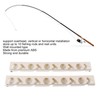 Fishing Rod Holder Wall Mounted Strong Durable ABS 10 Rods
