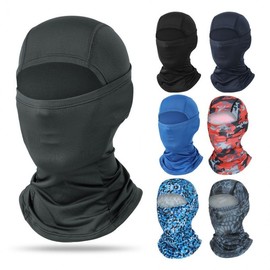 Unique Ryudong Balaclava Tiger Design Sun Protection Hat SpoLF3450 Atfh-N-03 Light Gray + Free Size 3ea