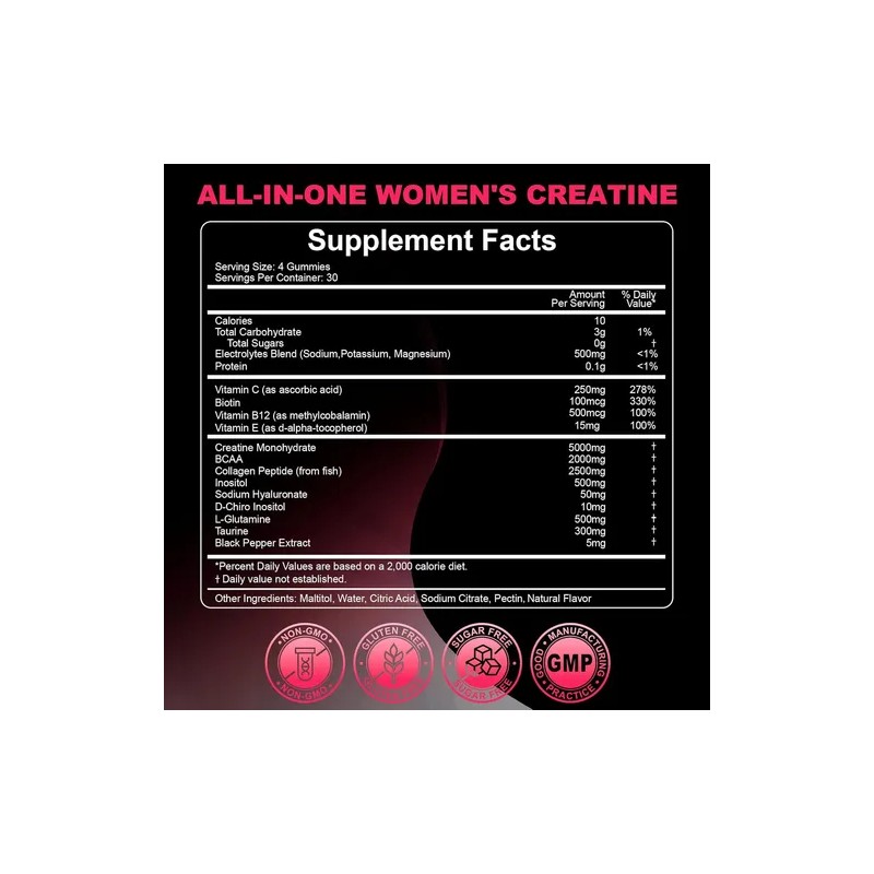 Creatina Monohidratada Colageno Suplementos Deportivos Gym