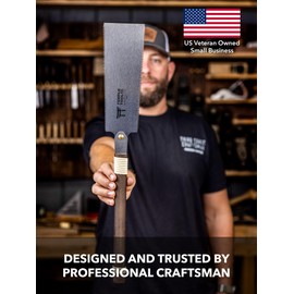 Japanese Pull Saw - 9.5 Ryoba Hand Saw with Rip-cut and Crosscut - Wood Saw for Dovetails, Tenons, Joinery, Cutting Boards to Length & Width- Temple Tool Co.
