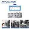DTGN 500pcs Nuts and Bolts Assortment Kit M3 Pan Head