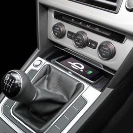 Inbay Qi-Smartphone-Ablagefach kompatibel mit VW Passat (B8) 2014-2019 und Arteon
