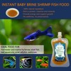 JADINGSFARM Brine Shrimp Fish Food, Ready to Use Aquarium Fish