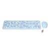 Keyboard Mouse Combo 2.4G Retro Multi Color Mute Cover Wireless