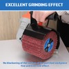 MOGRQAP Sanding Roller Brush Grit 120 Sanding Sleeves Sanding Roll