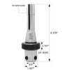 Accusize Industrial Tools Annular Cutter Arbor, R8 to 3/4'' Weldon