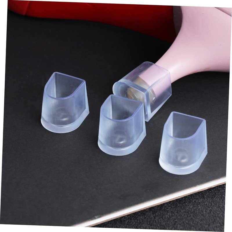 SAFIGLE 5pair High Heel Protector Cover Antiskid Shoe Heel Protectors