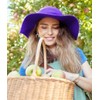 ASSQI - Sombrero de bolos de fieltro para mujer, 100%