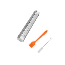 Smoker Tube, Smoker Tube, 12 in, Smoker Tube Barbecue Stainless Steel Smoker Tube, for Electric Gas and Coal, Hexagon Tube(30.5 x 5.5 x 5.5 cm)