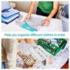 TOPBATHY Pack of 2 Shirt Folders Clothing Folding Board Reusable