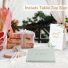 1DOT2 Linen Wedding Guest Book for Guests to Sign -