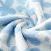 sense gnosis Blue Floral Hand Towels Set of 2 Clovers