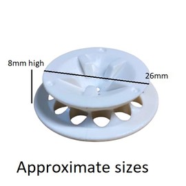Blindspares spare pull-out cog wheel for Forest-type roman blind, safety breakaway RM1062