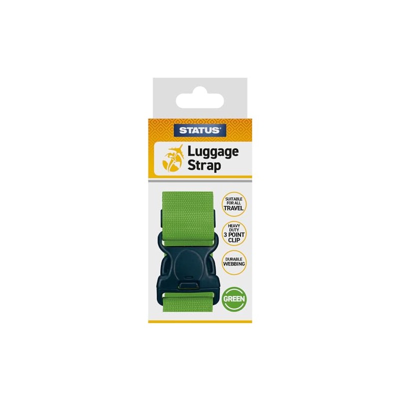 STATUS: 1 Green Luggage Strap (without lock) / Suitable for