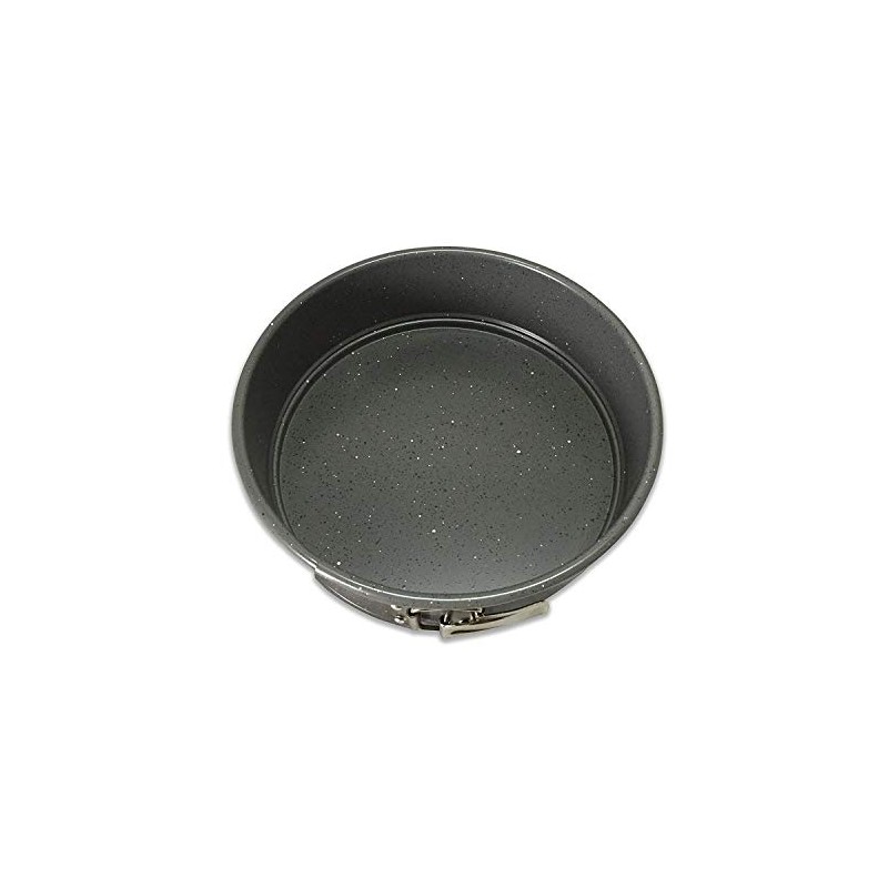 casaWare 9-inch Springform Pan Ceramic Coated NonStick (Silver Granite)