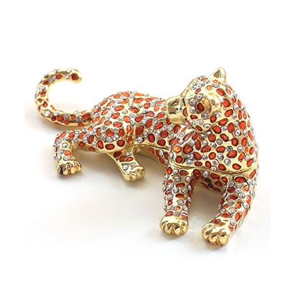 [pixia-su] PIEARTH jewelry box Leopard Brown