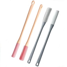 4 Pieces Toe Cleaning Brush，Toe Gap Cleaning Brush Long Handle,Toe Brush,Toe Gap Cleaning Brush，for Seniors,Men & Women Foot Scrubber Anti-Itch Exfoliating Brush Toe Scrubbers for Use in Shower