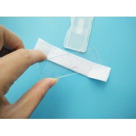 MUHWA Microscopio de Escenario de 0,01 mm para cámara de calibración, Color Blanco