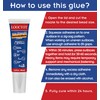 LOOCTOT Max Strength Clear Construction Adhesive, 2.8 fl oz Integrated