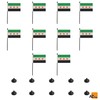 AZ FLAG Pack of 10 Syrian Table Flags - Free