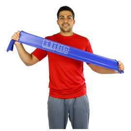 Cando 10-5924 AccuForce Exercise Band Roll, 50 yd Length, Blue-Heavy