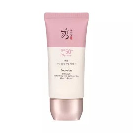 Suryeohan 수려한 비책 자단 로지 톤업 커버 선 60ml SPF50+ PA++++ 선크림 단상자x Sulwhasoo UV Protection Cream Tone Up Cover SPF50+ PA++++ 60ml