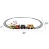 Continental Express Battery Operated DELUXE Train Toy Set w/ Lights