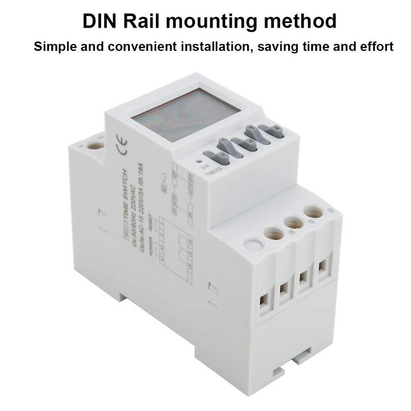 TM623 Timer Switch Latitude Adjustment Smart Switch Timer 8 on