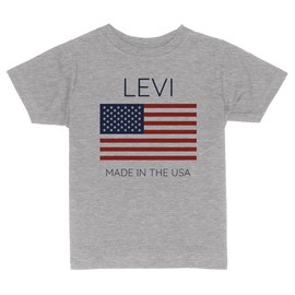 Levi Made in The USA Toddler Kids T-Shirt 2T Heather Grey