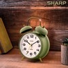 Sharp Twin Bell Alarm Clock, Loud Alarm Great for Heavy