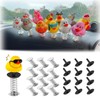 ROMASO 12Pcs Duck Holder for Jeep,Duck Holders for Jeep Dash,Shaking