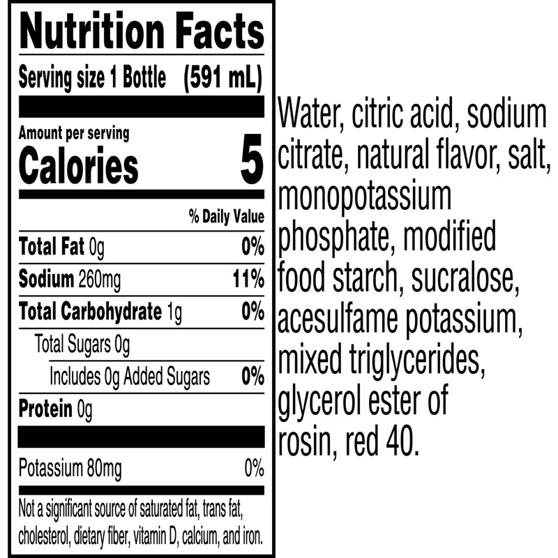 Gatorade Thirst Quencher Zero Sugar Sports Drink, Strawberry Kiwi, 20oz