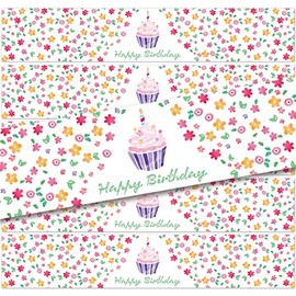 PRODUCT80 Cupcake Stars Water Bottle Labels for Birthday Parties, Set of 24 Waterproof Stickers, Easy to Apply, Just Peel and Stick