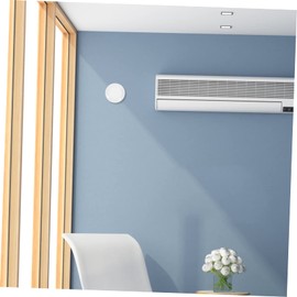 KONTONTY Pack Dust Window Blocker Air Conditioner Cover Round Wall Hole Cover for Air Conditioners Plastic Decorative Plate