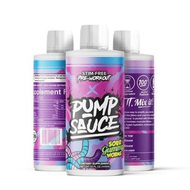 Pump Sauce Full-Spectrum Liquid Pre-Workout - Flavor: Clappin' Peach Punch
