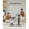 Marsail Electric Adjustable Height Standing Desk with Storage Bag, 48