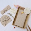 Baby Swaddle Set Newborn - Receiving Headband Blankets and Bow