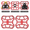 SPD Pedals Aluminum Alloy Clipless Platform Adapter Bicycle Pedals Flat