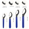 sourcing map C Hook Spanner Wrench ER32/ER40/APU16/38-42 Nut Shock Wrench
