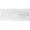 RiteAV - 2 Port Cat6 Ethernet White - Dual Gang