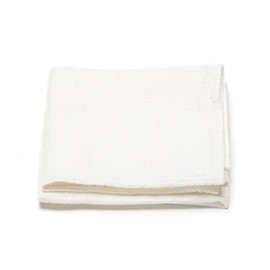 LinenMe 33 x 50 cm Linen Cotton Wafer Hand and Guest Towels, Set of 2, White