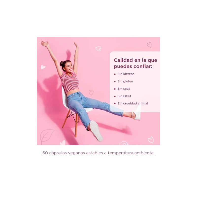 VeeFresh VeeBiotics, probioticos mujer con extracto de arándano para equilibrio